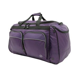 Protege 28" Sport Travel Duffel Bag, Purple Compact And Versatile Shoe Pocket